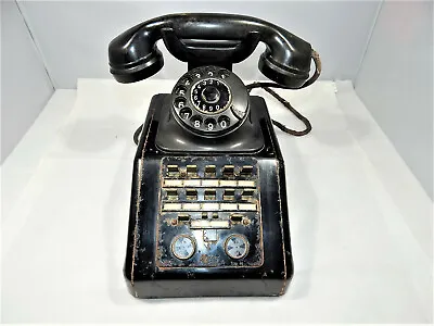 £59 • Buy Vintage Siemens & Halske Bakelite & Metal Rotary Intercom Telephone Germany 1958
