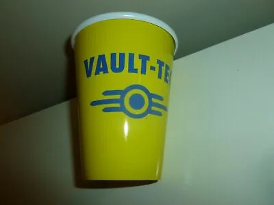 E3 2018 Expo Fallout 76 Vault Tec Cup Bethesda Promo Yellow • $15.13