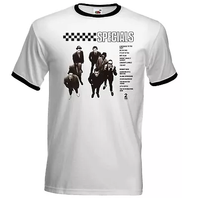 Mens Specials Album Ringer T Shirt Ska 2 Tone Madness Selecter • £12.99