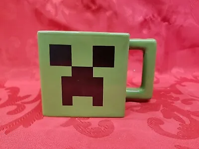 Used Minecraft Creeper Face Video Game Ceramic 8 Oz Coffee Mug Mojang Jinx Green • $32.90