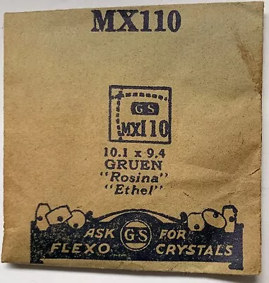 Original NOS G-S  MX  Wristwatch Crystals -Variations 110 - 390 Available! • $11.95