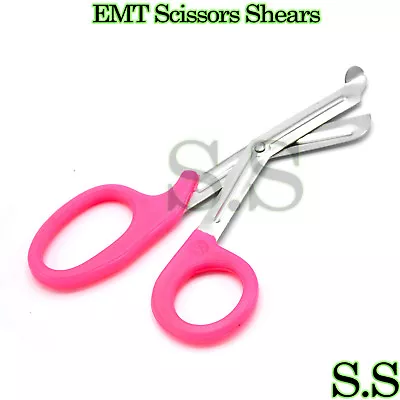 NEW PINK EMT Medical 7.5  Utility Bandage Scissors Shears Paramedic TRUMA EMT • $6.99