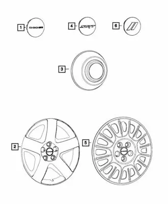 Genuine Mopar Wheel Center Cap 6CZ27SZ7AA • $35.10