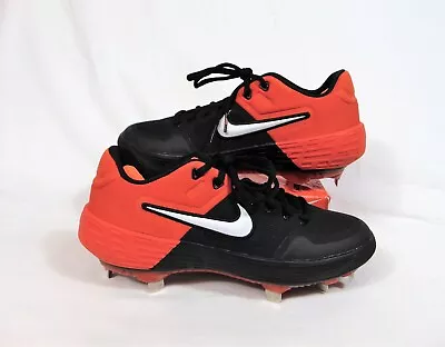 Nike Alpha Huarache Elite 2 Orange & Black Baseball Cleats Sz 10 NEW AJ6873 008 • $64.99