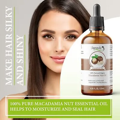 £7.45 • Buy Macadamia Nut Oil | Essential Oil 100% Pure Organic  Massage, Hair & Skin 120ML