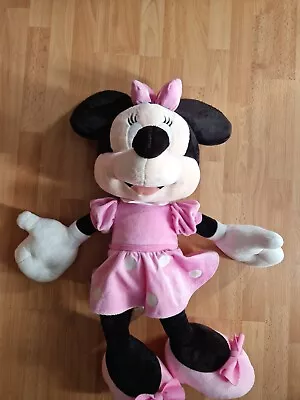 Disney Store Minnie Mouse Plush  Soft Toy Teddy 30 Inch Large Rare • £9.99