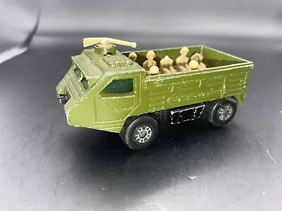 Vintage 1976 Matchbox Lesney Superfast No 54 Army Personnel Carrier England • $5.55