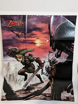 $10 • Buy Official Legend Of Zelda Twilight Princess Double-sided Map Poster