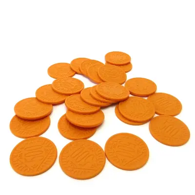 $8.07 • Buy Last Chance Game Replacement Set Of (24) $500 Orange Chips
