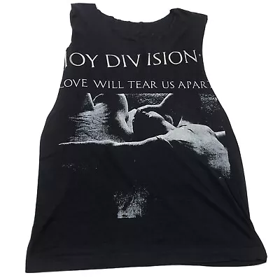 Vintage Joy Division Shirt Tour Concert Love Will Tear Us Apart 80s Goth Rock • $250