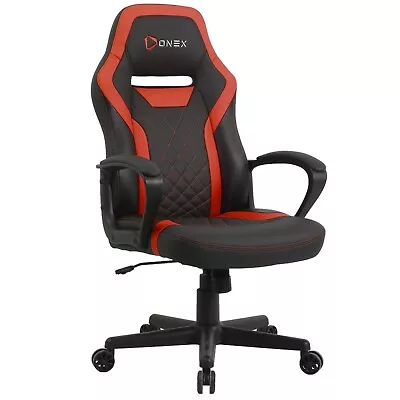 $159 • Buy NEW ONEX GX1 Ergonomic Premium Gaming Office Chair Black Red Air-tech Aerocool