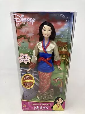 Disney Blossom Beauty Mulan Barbie Doll By Mattel G7947 2004 Nib • $28.99