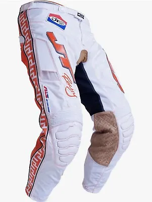 JT Racing USA Classick ALV MX Pants Moto Motocross Racing White/Orange Size 28 • $99.95