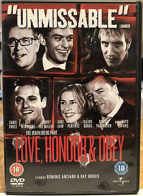 Love Honour & Obey 2000 Rare Ray Winstone British Mock Gangster Classic DVD Gift • £3.99