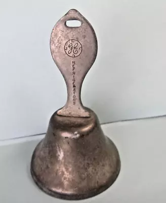 GE (GENERAL ELECTRIC) REFRIGERATORS ~ Vintage ADVERTISING METAL BELL • $5