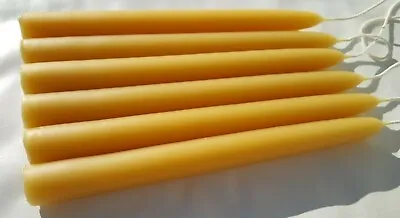 Pure Michigan 100% Beeswax Taper Candles 7/8  3/4  5/8  1/2  3/8  Hand Dipped  • $46