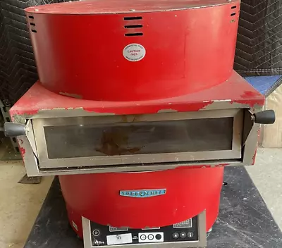 Turbochef Fire Red Countertop Pizza Oven Ventless Operation 05/16 • $4949.99