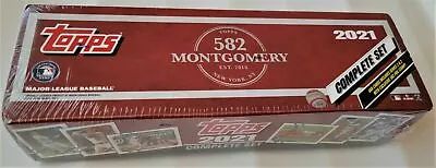 🔥 2021 Topps 582 Montgomery Sealed Baseball Complete Factory Set ROOKIES RC  • $154.96