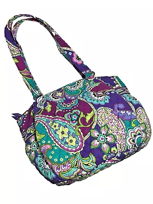 Vera Bradley Large Tote Handbag Purse - Plum Crazy • $34.95