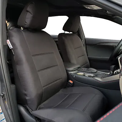 $76.45 • Buy Canvas Seat Cover For Suzuki Grand Vitara Airbag Compatible Black Front Pair