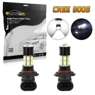 2PCS Xenon White Super Power Cree 9005 HB3 LED Bulbs For Fog Driving Light Lamp • $7.61