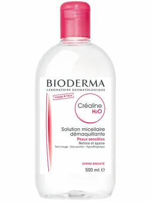 £17.89 • Buy Bioderma Crealine (Sensibio) H2O Micelle LARGE 500ml Cleanser/Makeup Remover ✅UK
