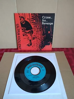 Ultra Violent Crime For Revenge  7   Vinyl UK82 Punk 2022 BRAND NEW • $18.48