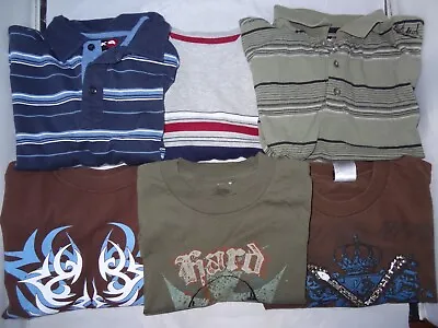 Vintage 2000's Lot Of 7 Boys Medium 10-12 Skateboard Shirts Tony Hawk Urban Pipe • $19.99
