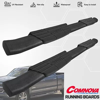 For 99-16 Ford F250 Superduty Crew Cab Curved Running Board Step Nerf Bar Black • $143.99