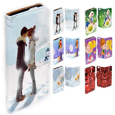 $13.98 • Buy For Sony Xperia Series Christmas Love Theme Print Wallet Mobile Phone Case Cover