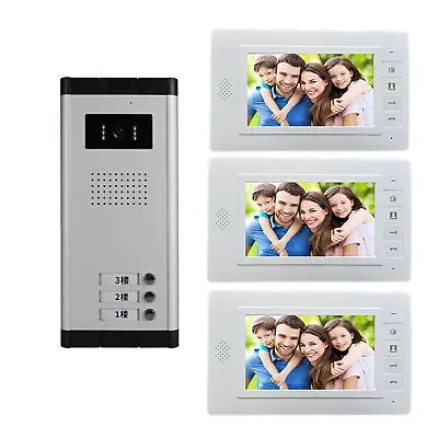 7  Apartment Wired Video Door Phone Intercom Entry System For Multi UnitspY • $55.99