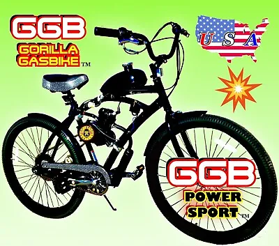 2-STROKE 66cc/80cc MOTORIZED BIKE KIT AND BICYCLE DO IT YOURSELF MOTORBIKE POWER • $349.99