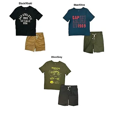 GAP Boy's 2-Piece Short Sleeve T-Shirt & Shorts Outfit Set • $20.99