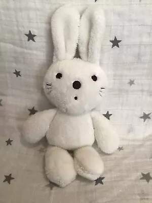 Gap Baby Bunny Rabbit White Plush Soft Toy Comforter • £22.99