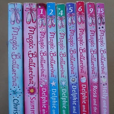 Darcey BUSSELL 9 BOOKS Bundle MAGIC BALLERINA Delphia Enchantia BALLET Job Lot • £7