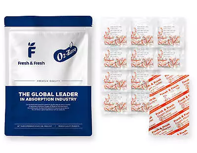 Fresh & Fresh (100 Packet) 300 CC Premium Oxygen Absorbers (10 Bag Of 10 Packet) • $16.99