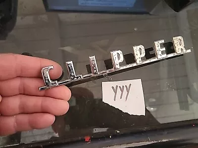 Vintage Packard Clipper  7 1/2  Emblem Script Oem • $27.99