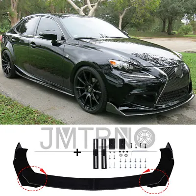 Front Bumper Lip Spoiler Splitter Body Kits For LEXUS IS250 IS350 200T GS RC LC • $74.25