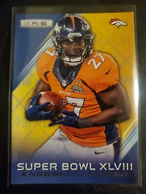 Knowshon Moreno 2014 Panini Rookies & Stars Super Bowl SLVIII Card #SB2 • $2.50