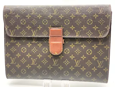 Auth Louis Vuitton Monogram Porte Ministre M53445 Clutch Bag NS030315 • $56