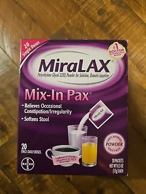 MiraLAX Powder Box  24 Per Box Tavel • $26