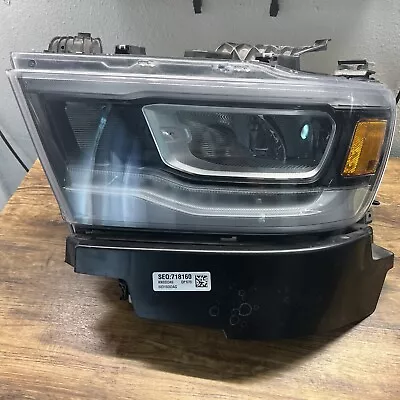 2019-2023 Dodge Ram 1500 LEFT Driver OEM FULL LED Black Housing Headlight • $229