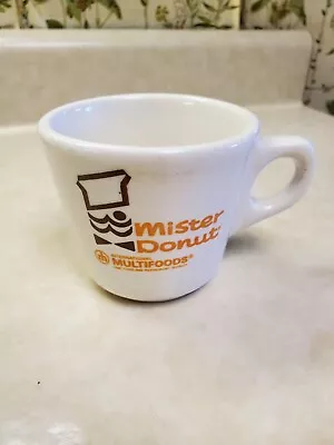 Last One Vintage Buffalo China Mister Donut Multifoods Coffee Mug • $9.99