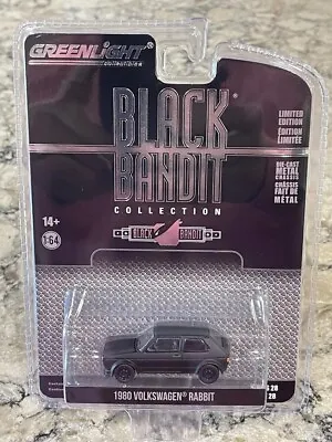 Greenlight Black Bandit Series 28 1980 Volkswagen Rabbit Widebody 1/64 • $6.39