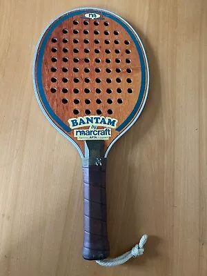 Vintage Marcraft Paddle Ball Racquet BANTAM By Marcraft APTA Approved • $12.99