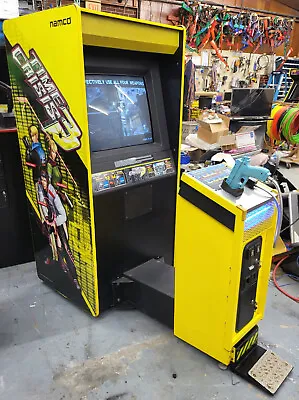 TIME CRISIS 3 Full Size Arcade Gun Shooting Video Game Machine - WORKS GREAT! • $1700