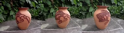 1 Cypriot Studio Pottery Vase Native American Haida Style Toucan Signed Ayn • £19.19