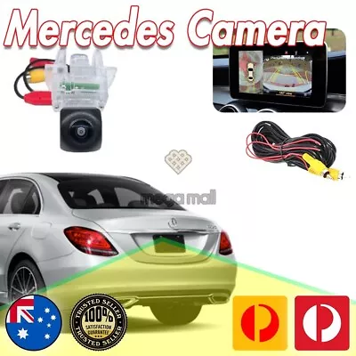 Reverse Camera For Mercedes C-Class S204 W204 W205 Rear Number Plate Light RCA • $99