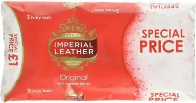 Imperial Leather Original Bar Soap Pack Of 3 6 9 Or 12 X 100g • £6.99