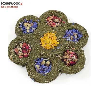 Rosewood Small Animal Rabbit Guinea Pig Treat Game Flower 'n' Forage Blossom • £5.95